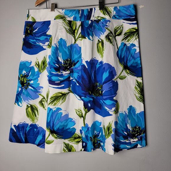 Lane Bryant Floral Skirt Bundle 20 Pencil Stretch Cotton Plus Size Bold Artsy - Picture 10 of 10